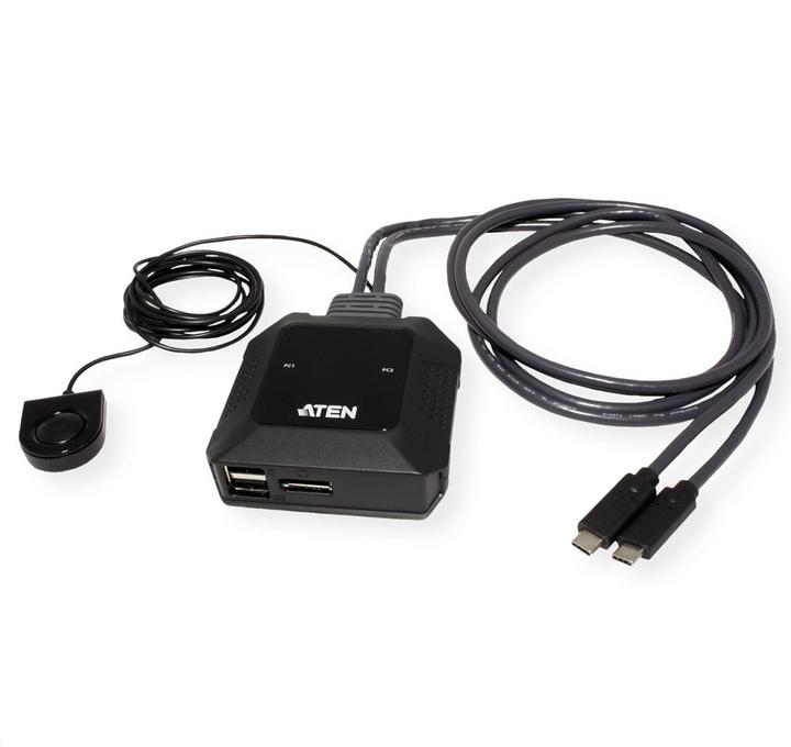 Produktbild Aten US3312 2-Port USB-C 4K DisplayPort KVM Switch