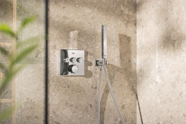 Actual product image Grohe Precision SmartControl Unterputz Duschsystem mit Vitalio SmartActive 310 Cube (2 Strahlarten) und Vi