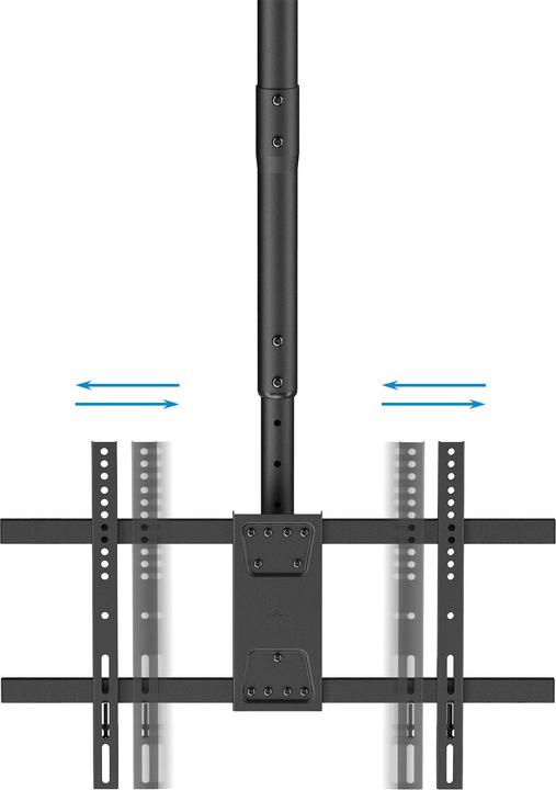 Actual product image Tooq Technology Ceiling Mount for 2 Screens 43‘-86’, Black