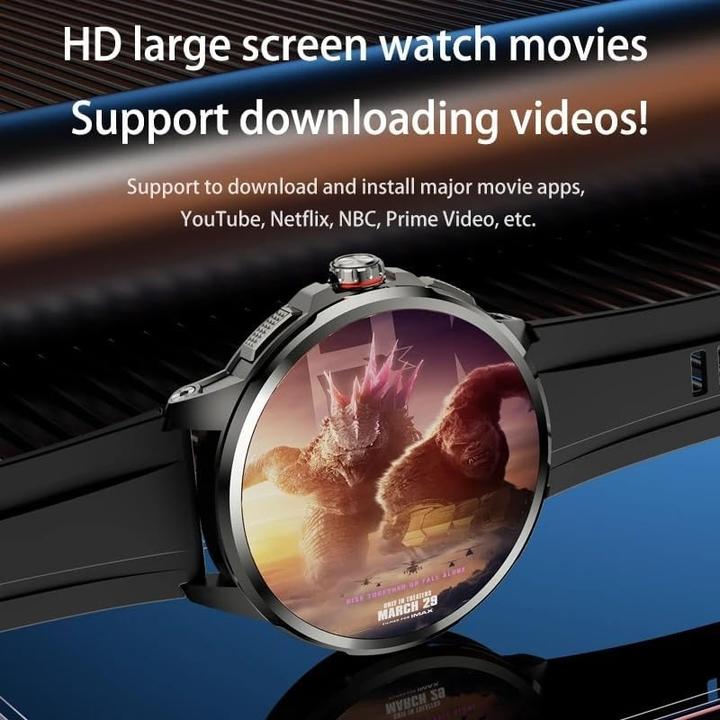 Produktbild Cbx Smartwatch 4G/5G SIM | 1,95" AMOLED | 4GB+64GB | Kamera | GPS | NFC | Google Apps