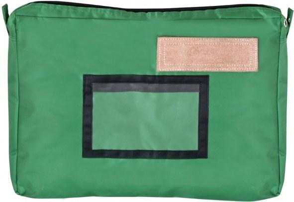 Actual product image JPC Bench bag with expansion gusset, made of nylon, green