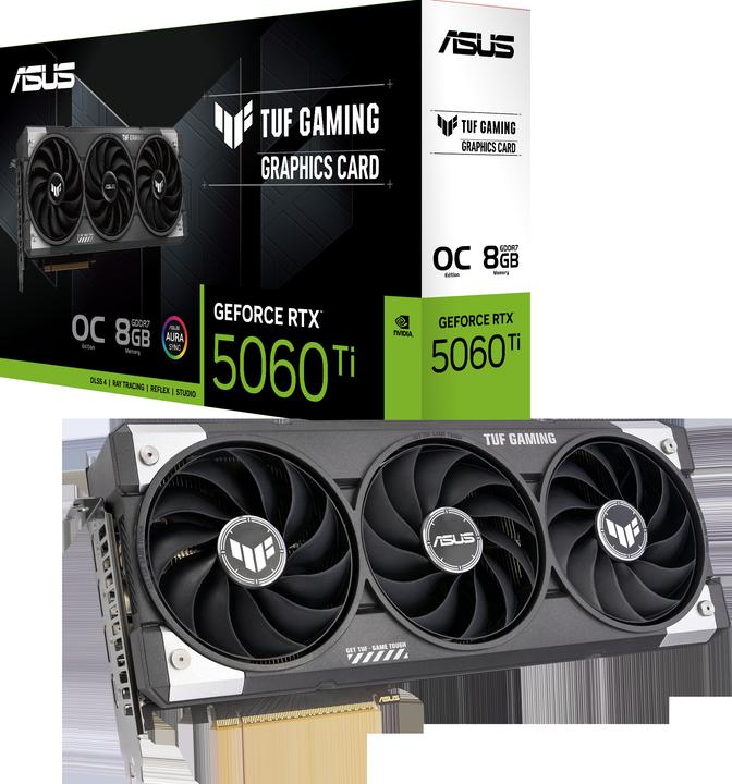 Actual product image ASUS TUF Gaming GeForce RTX 5060 Ti OC (8 GB)