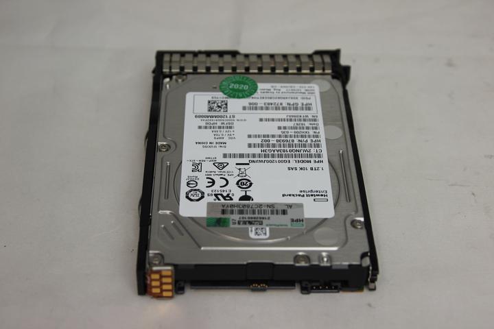 Produktbild HPE HDD 1.2TB 10K 2.5" SFF SAS 12Gb/s (1.20 TB, 2.5")