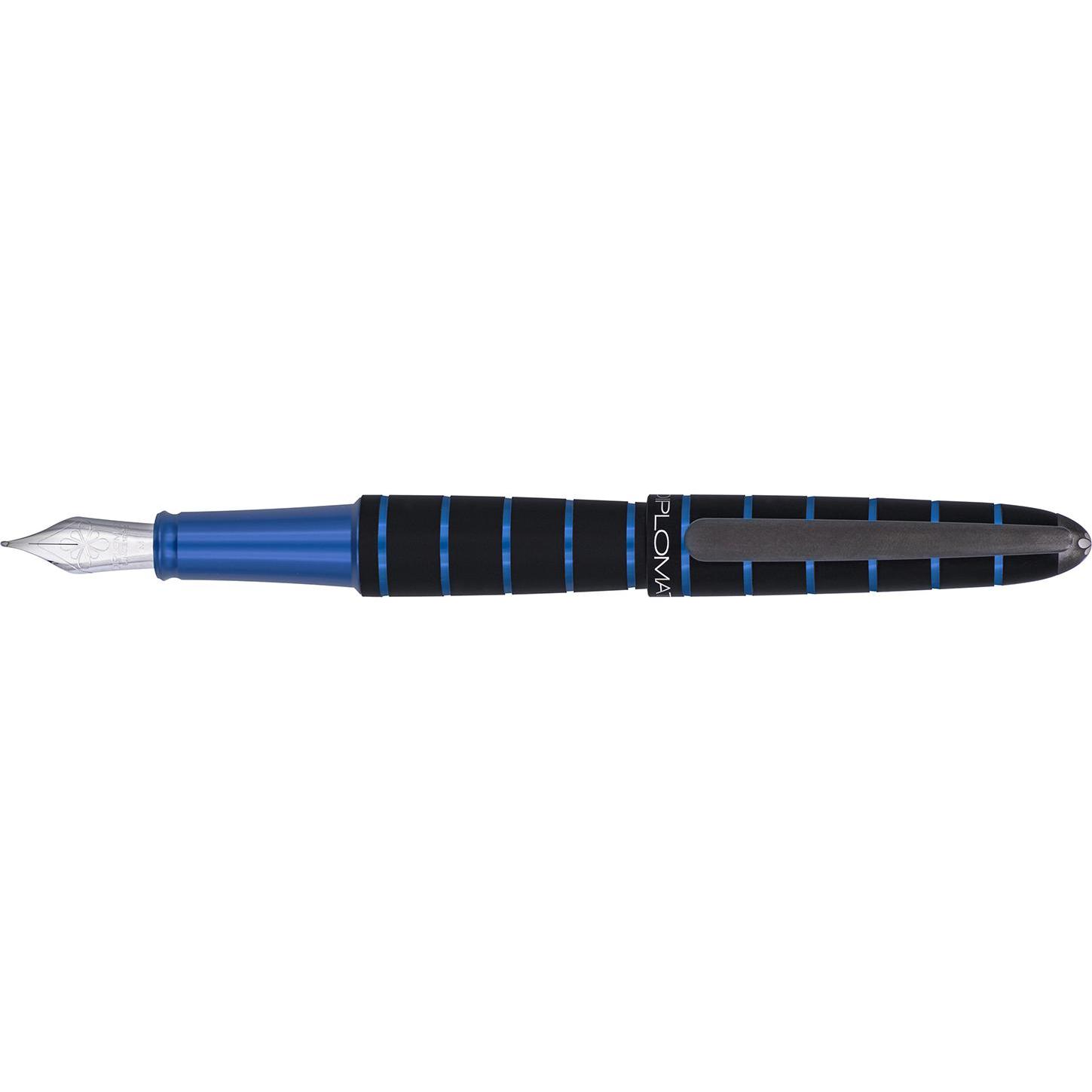 Diplomat, Schreibstifte, Füllhalter Elox ring schwarz/blau (Schwarz/Blau, 1 x)