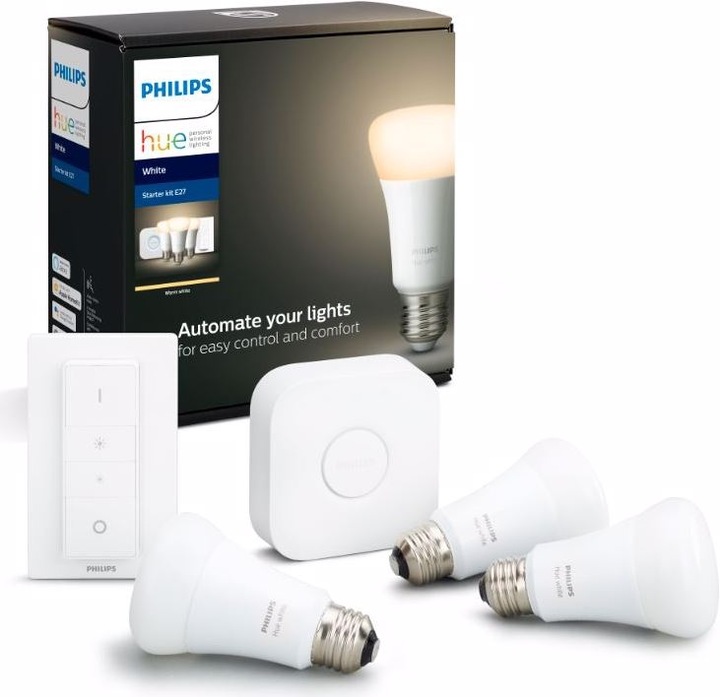 Immagine prodotto Philips Set iniziale Hue White (E27, 9.50 W, 800 lm, 3 x)