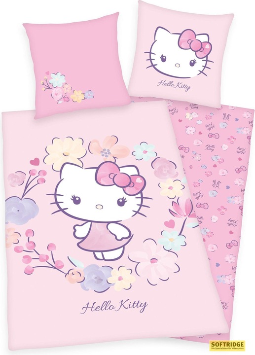 Produktbild Herding Wendebettwäsche "Hello Kitty"