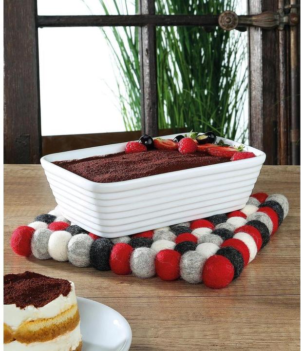 Actual product image Cilio Coaster ROSSO square (1x, Pan coaster)