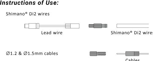 Actual product image Birzman Internal Cable Routing Kit