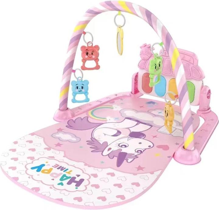 Activity Board Baby Fitness Stand Toy Baby Music Foot Piano Newborn Piano Crawling