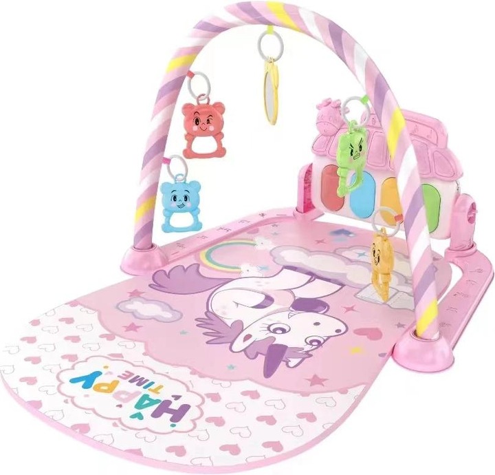 Image du produit Activity Board Bébé Fitness Stand Jouet Bébé Musique Pied Piano Nouveau-né à quatre pattes