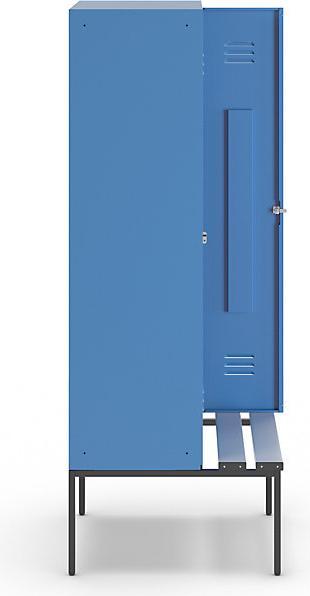 Actual product image Wolf Clothes locker with bench underneath (80 cm, 214 cm)