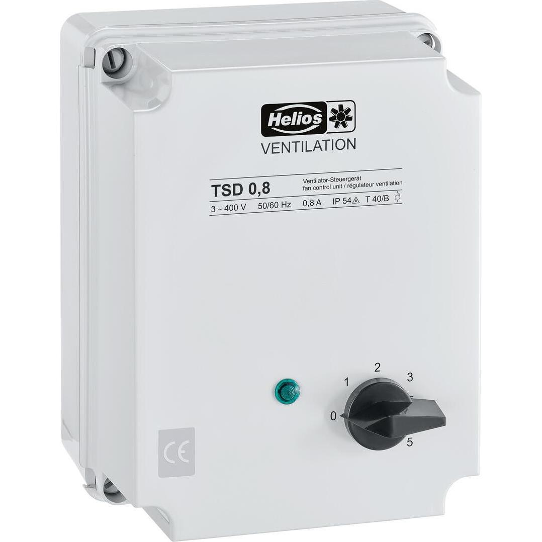 Helios, Ventola di ventilazione, HELI TSD3,0 Regolatore di velocità del trasformatore Imax 3,0A trifase 400V