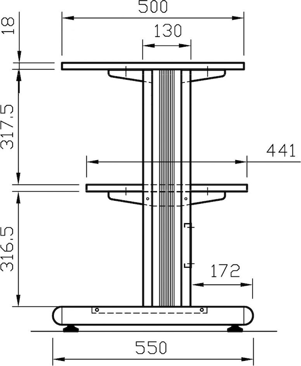 Image du produit Roline Table d'impression (68 x 50 x 74 cm)