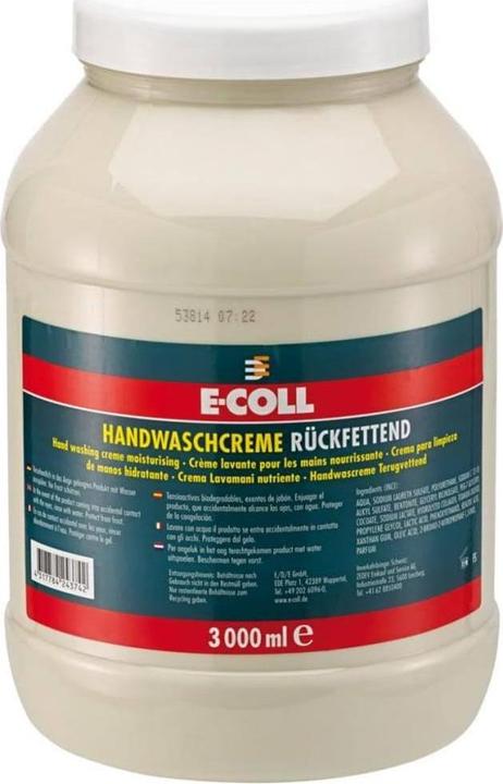 Produktbild E-coll Handwaschcreme (3000 ml)