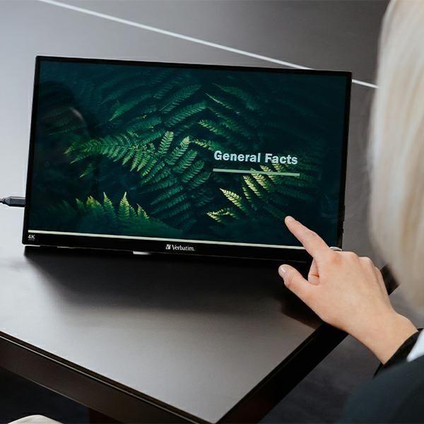 Actual product image Verbatim PMT-15-4K (3840 x 2160 Pixels, 15.60")