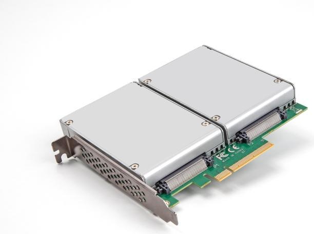 Image du produit Delock Carte PCI Express 4.0 x8 vers 2 x interne U.2 NVMe SFF-8639 - bifurcation (Lxl : 144 x 122 mm)