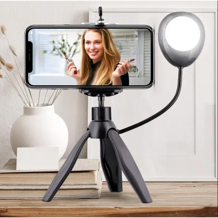 Produktbild T'nB Influence mini Tripod mit LED 7500k,20cm hoch, 3 modis, 360°