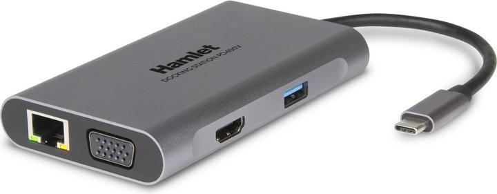 Hamlet HDKC-PD400V replicatore di porte e docking station per notebook Cablato USB 3.2 Gen 1 (3.1 Ge (USB-C)