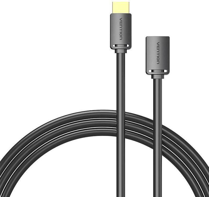 Image du produit Vention Câble HDMI-A mâle vers HDMI-A femelle 4K HD PVC 5m AHCBJ (Noir) (5 m)