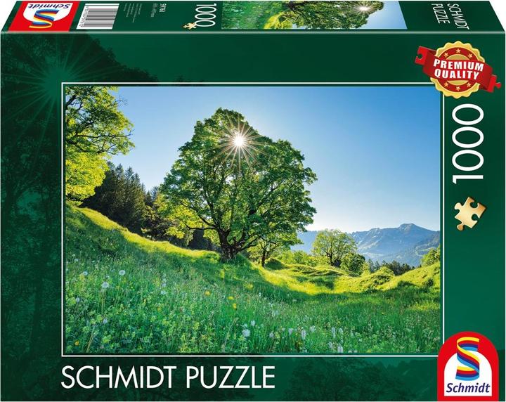 Produktbild Schmidt Spiele Berg-Ahorn im Sonnenlicht St. Gallen 1000 Teile (1000 Teile)