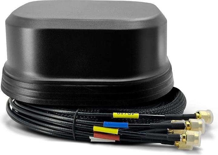 Actual product image Selfsat MWR 5550 5G Cat 20 WLAN Router up to 33 Gbps incl SATCO 5G Antenna Black