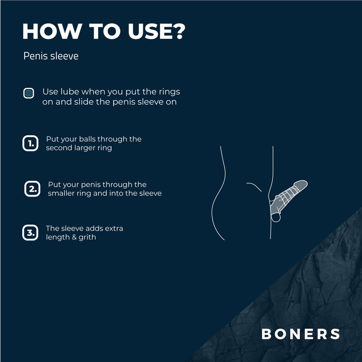 Actual product image Boners supporting sleeve