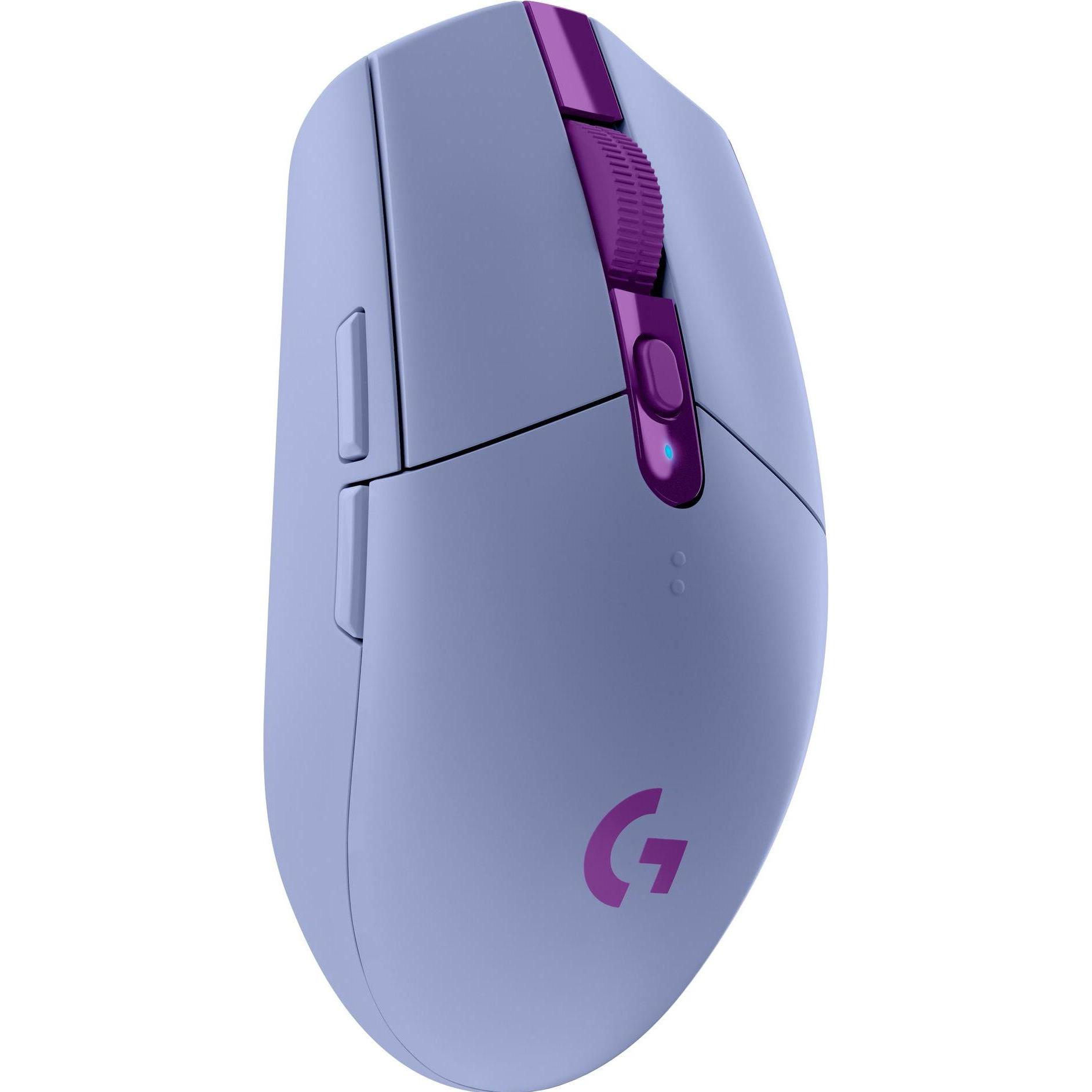 Logitech G G305 (Kabellos), Maus, Violett