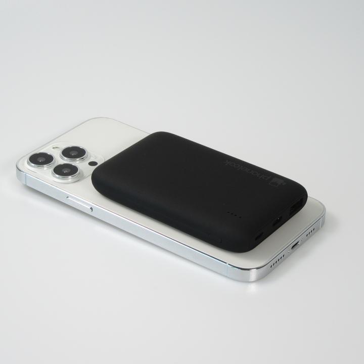Produktbild PhoneLook 15W kabellose externe MagSafe Qi Batterie Power Bank 5000 mAh Ladegerät (5000 mAh, 20 W)