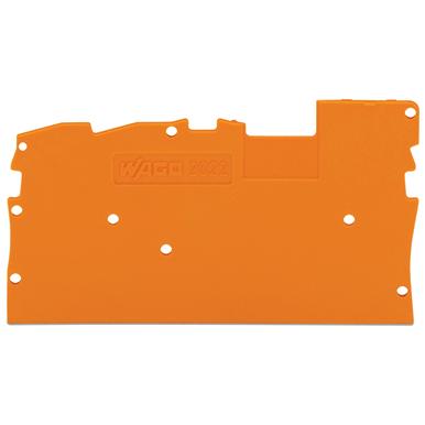 25x Wago Abschluss-u.Zwischenplatte, Elektronikzubehör + Gehäuse, Orange
