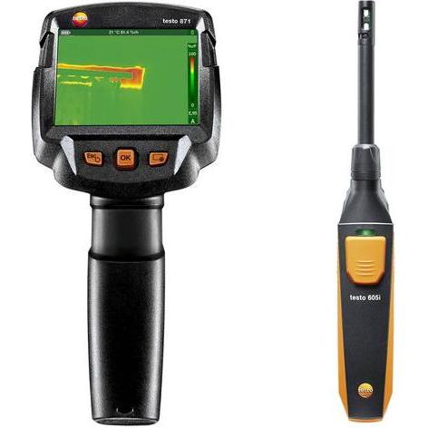 Testo, Termocamera, 871s Set per la diagnosi degli edifici Termocamera da -30 a +650 °C 240 x 180 pixel 9 Hz