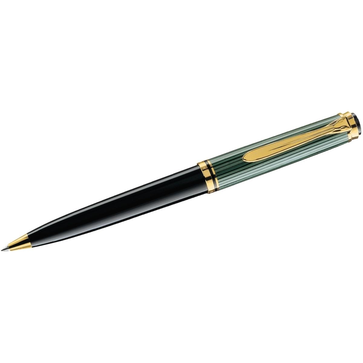 Pelikan, Schreibstifte, Kugelschreiber K800 Schwarz-Grün Etui (Schwarz-Grün, 1 x)