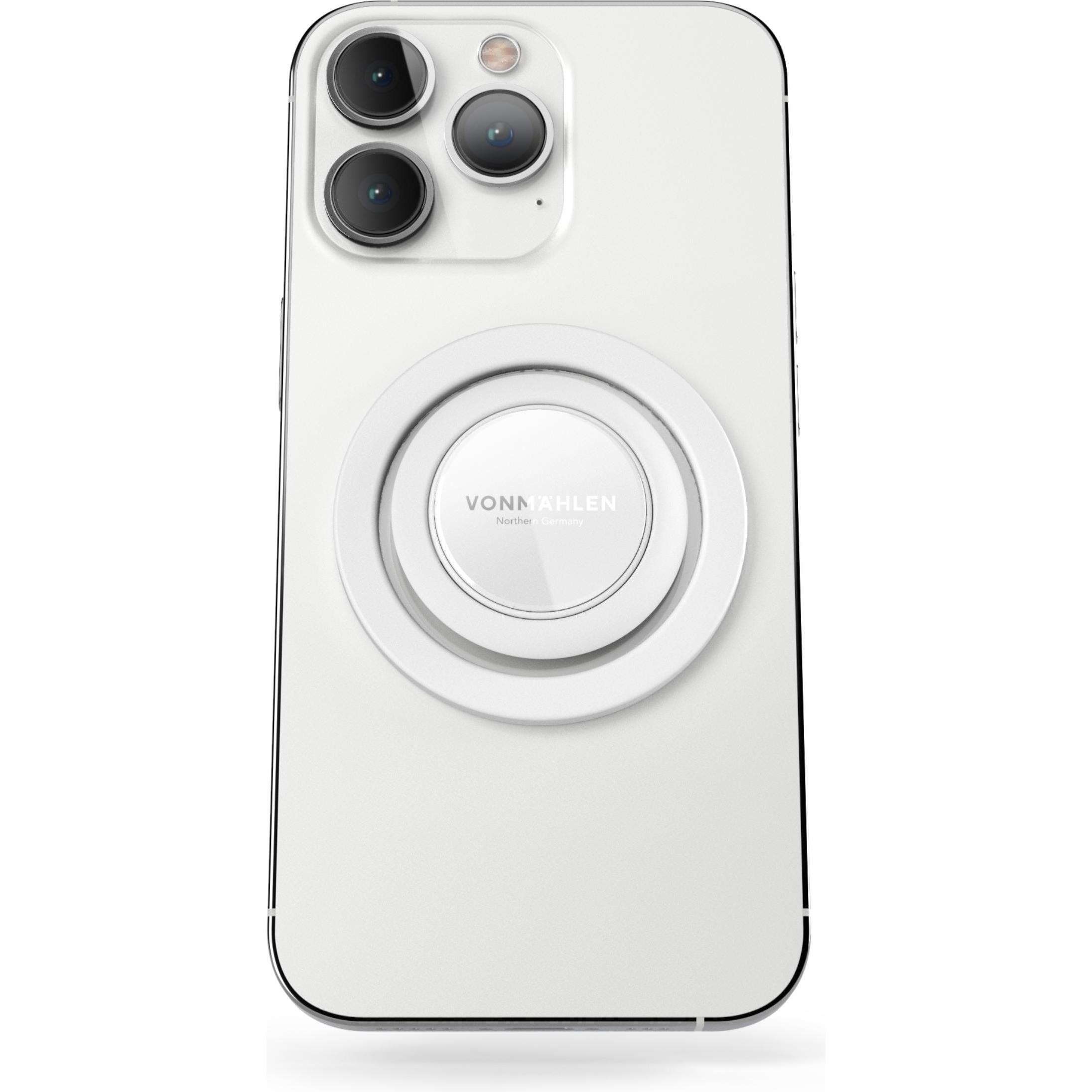 Vonmählen Backflip Mag - White (Magsafe Sticker incl.), Smartphone Halterung, Weiss