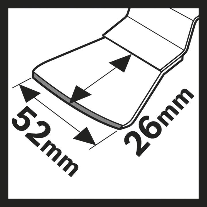 Actual product image Bosch Professional Zubehör HCS scraper ATZ 52 SC, bend-resistant, 52 x 26 mm, pack of 10