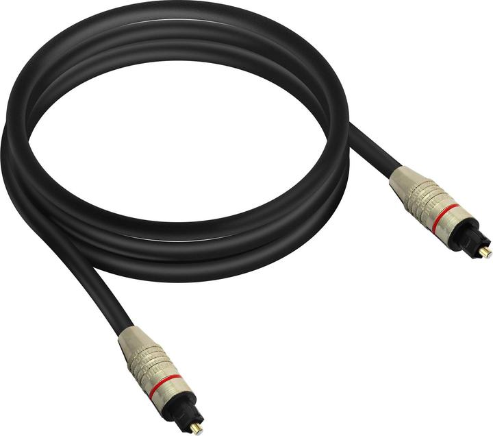 Produktbild LinQ Optisches Digitalkabel, 2m lang, – Schwarz (2 m, Optisch)