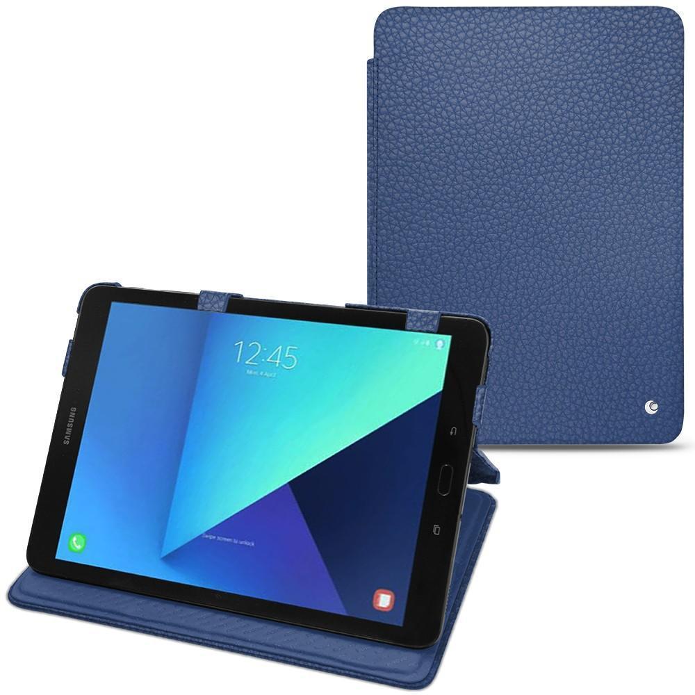 Noreve Lederschutzhülle horizontal (Galaxy Tab S3 9.7 (2017)), Tablet Hülle, Blau