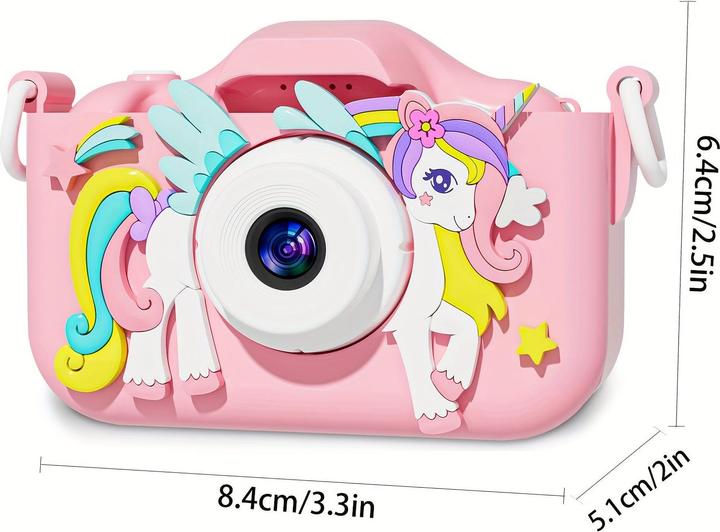 Image du produit Activity Board Jouet caméra numérique licorne, jouet caméra pour enfants, 1080P HD caméra pour enfants, mini