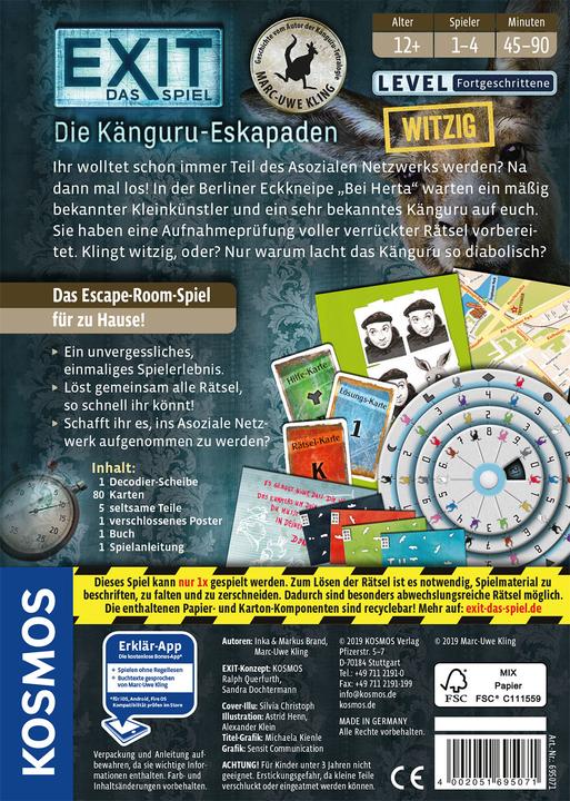 Actual product image Kosmos Exit - The Kangaroo Escapades (German)