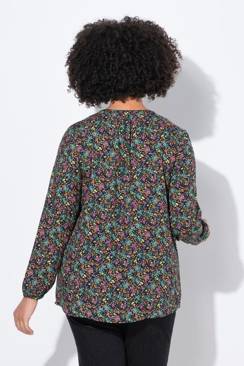 Actual product image Angel of Style Bluse, Blümchendruck, Langarm (44)