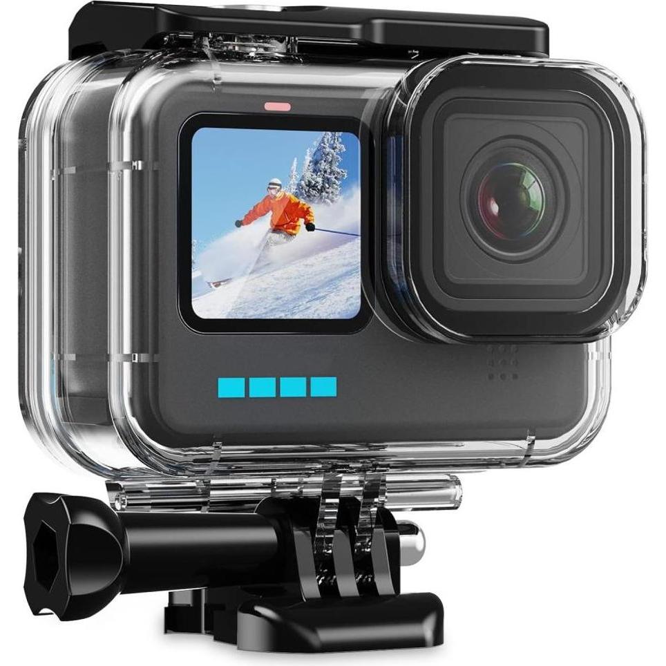 Tech-Protect Etui GA200 wodoodporne do GoPro Hero 9 / 10 / 11 / 12 - przezroczyste, Accessori action cam, Trasparente