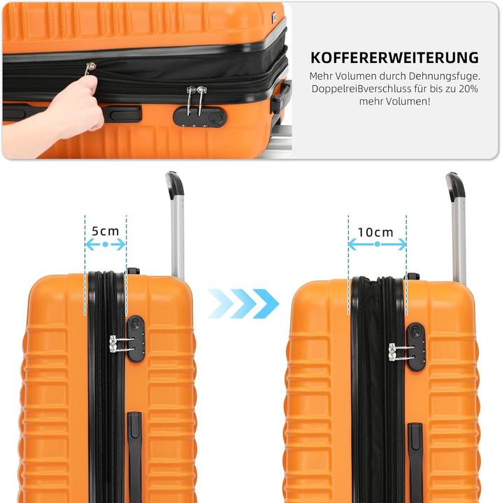 Produktbild Beibye Erweiterbarer Hartschalenkoffer (45 l)
