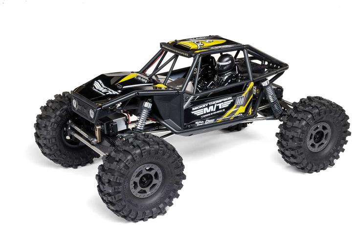 Axial UTB10 Capra 1.9 1/10 4WS 4X4 RTR Brushed Rock Crawler, gelb (RTR Prêt à fonctionner)