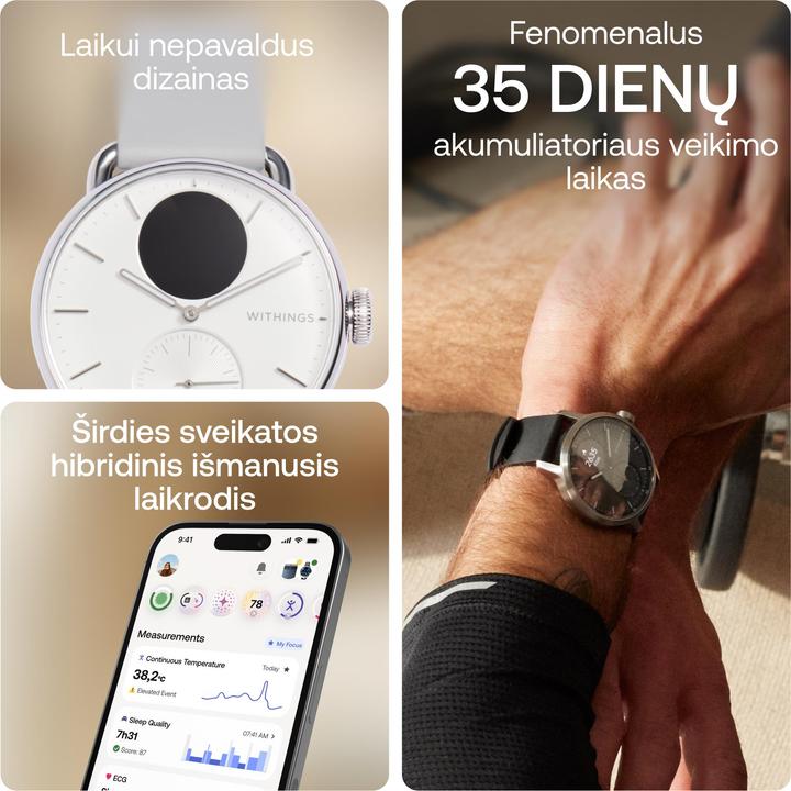 Produktbild Withings ScanWatch 2 (38 mm, nur WLAN)