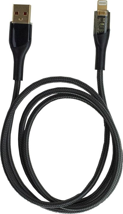 Novidarte Lightning Ladekabel 1m Schwarz – USB-A Fast Charging geflochten (1 m)