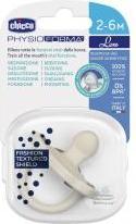 Immagine prodotto Chicco Succhietto fisiologico PHYSIOFORMA SOFT LUXE, silicone, GRIGIO, 1 pezzo - 2-6m (1 x, 2-6 J.)
