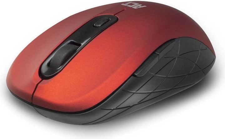 Produktbild Wireless Mouse, USB nano receiver, 1600 dpi, red (Kabellos)