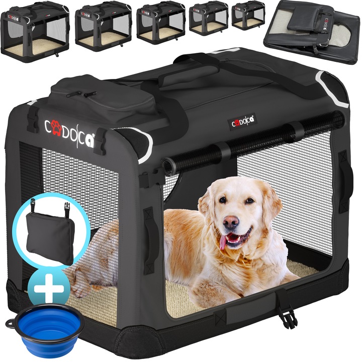 Image du produit Cadoca Caisse de transport (Chien, Chat, Pliable)