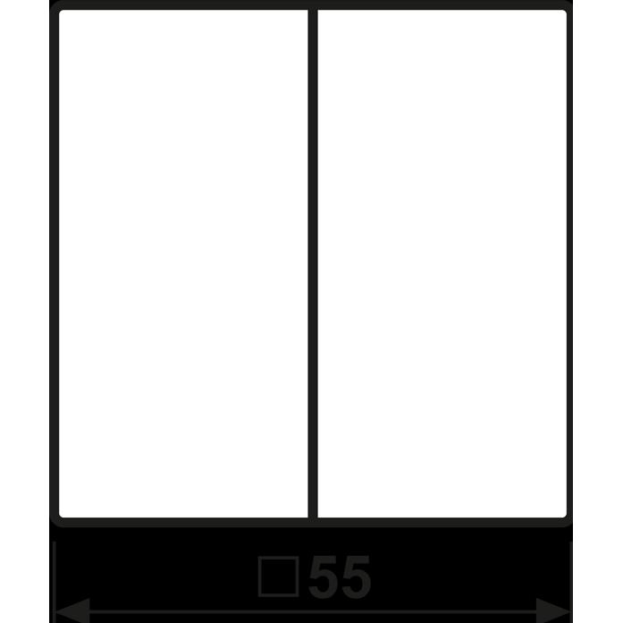 JUNG Wippe Serien Schalter A anth mt A1702BFANM, Taster + Schalter, Grau