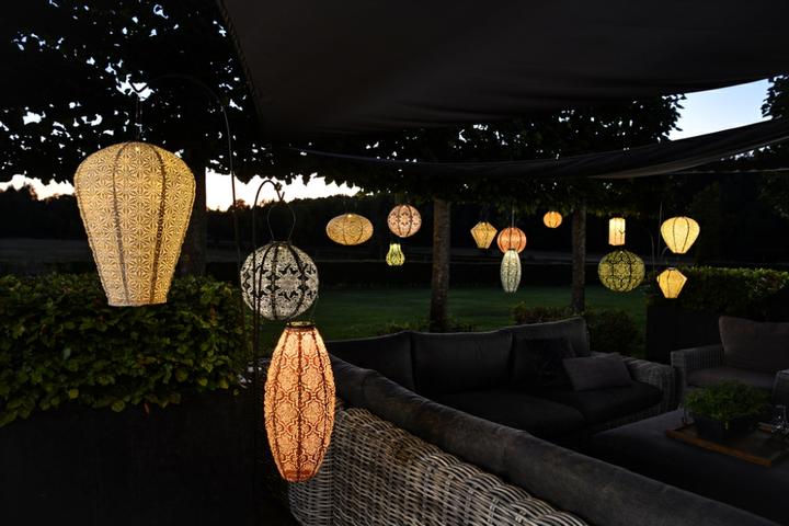 Actual product image Lumiz Solar Lantern Long oval 20 Bazaar Future Dusk
