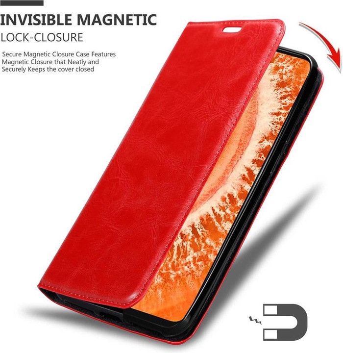 Actual product image Cadorabo Book Invisible Magnet Cover (Honor View 30)