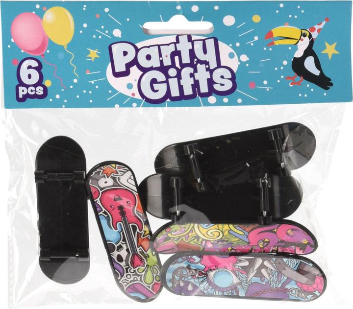 Presenta il Finger Skate, 6 pezzi.